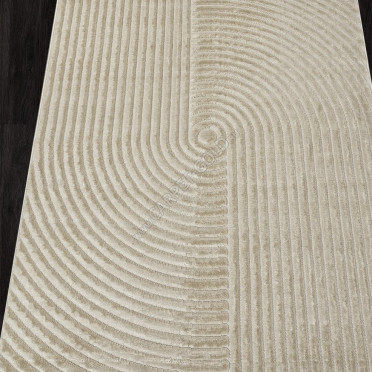 Ковер D801AP - BEIGE / BEIGE - Прямоугольник - коллекция JUNO