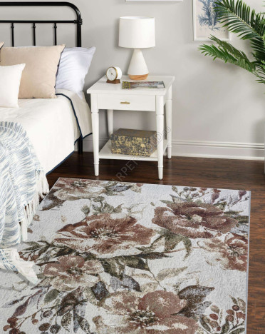 Ковер бельгийский 637207270 Argentum Platinum (PP Heatset Высокоплотный, разноцветный)