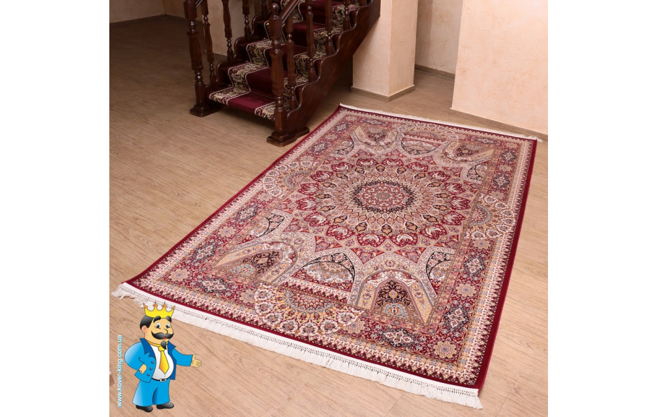 Ковер турецкий Абришим 3809 red