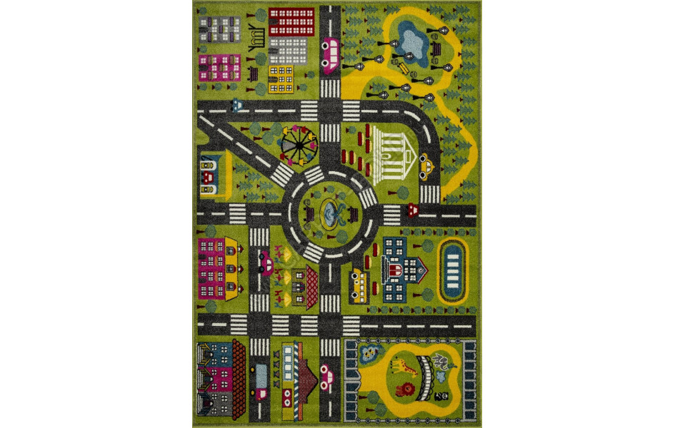 Ковер C070 - GREEN - Прямоугольник - коллекция ORION