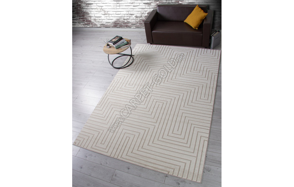 Ковер F412 - LIGHT CREAM - Прямоугольник - коллекция DIOS